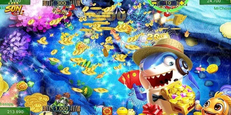 Khám phá hàng loạt tựa game bắn cá online tại Sonclub